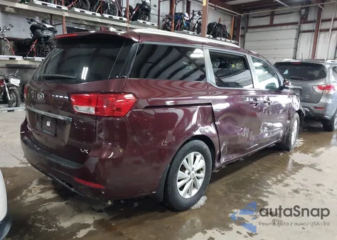 2017 Kia Sedona Lx из США, поврежденный, VIN KNDMB5C12H6319096